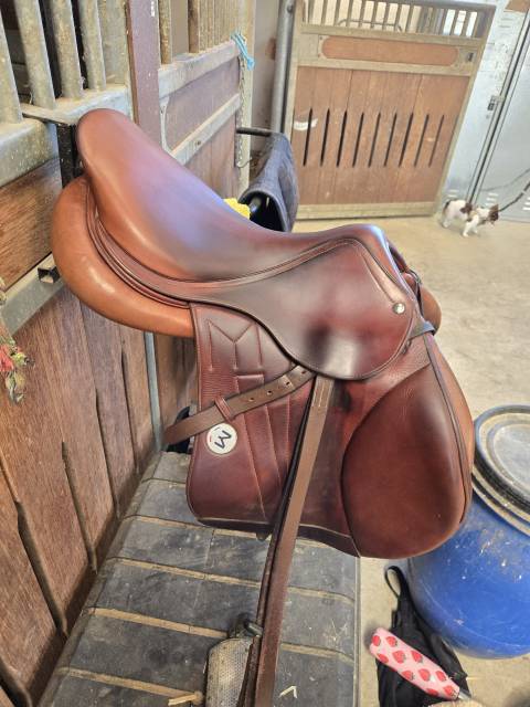 Selle CSO Meyer Acte 2 Cuir Cognac 17,5"