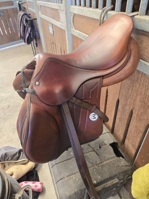 Selle CSO Meyer Acte 2 Cuir Cognac 17,5"
