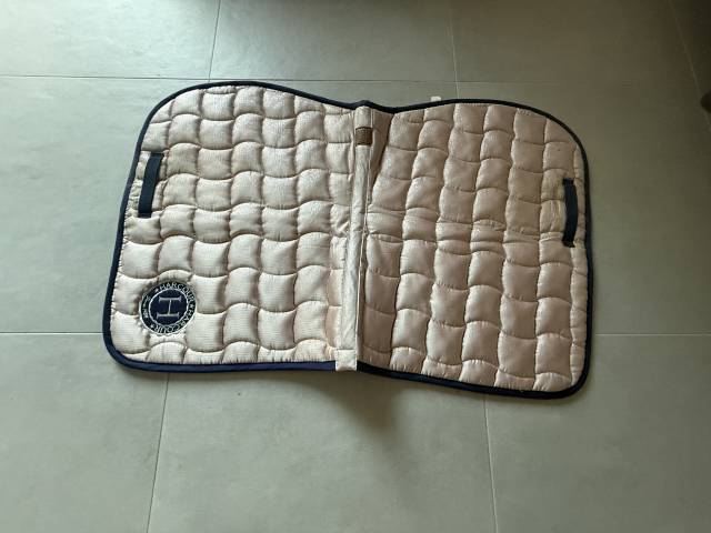 Tapis de selle Harcour Karlito Rider Rose paillet&eacute; 