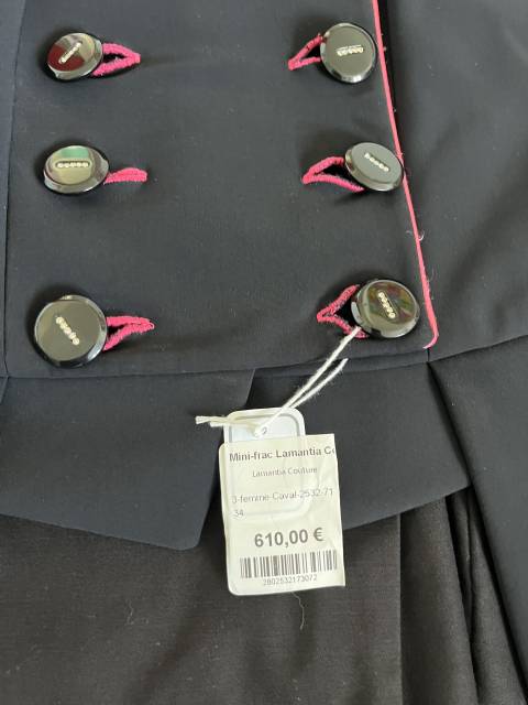 Veste concours de dressage neuve