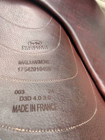 selle dressage Devoucoux Makila Harmonie de 2017