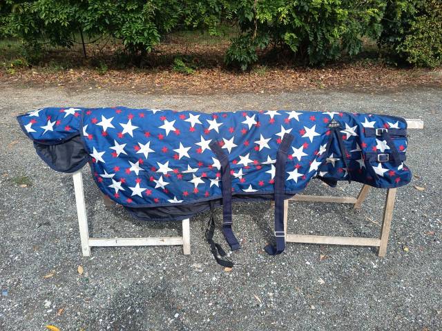 Couverture poney ext&eacute;rieur hiver