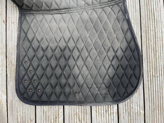 TAPIS EQUITATION NOIR AVEC STRASS DECATHLON