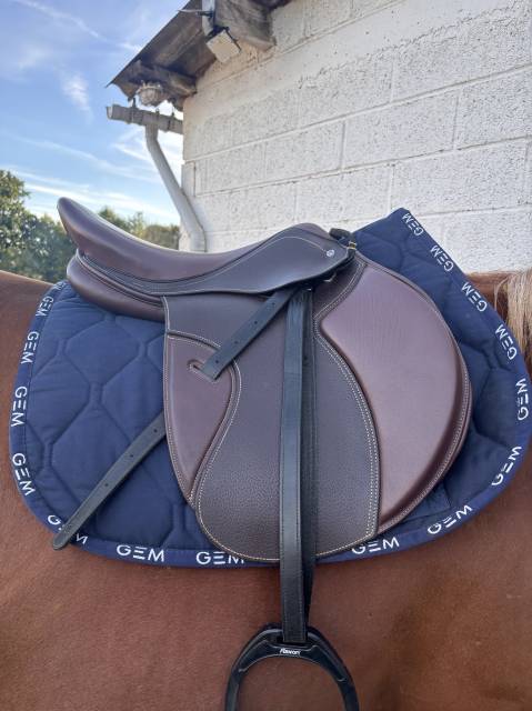 selle fouganza romeo cuir marron 