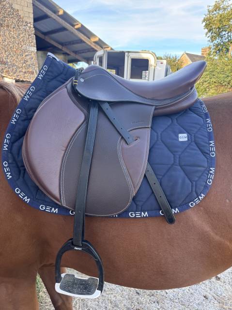 selle fouganza romeo cuir marron 