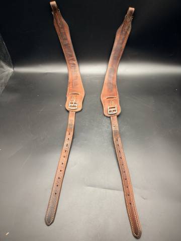 &Eacute;trivi&egrave;res CWD en cuir marron &ndash; Paire &ndash; Taille L