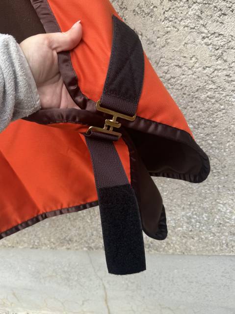 - RARE - Couverture / Chemise polaire Herm&egrave;s Saut Herm&egrave;