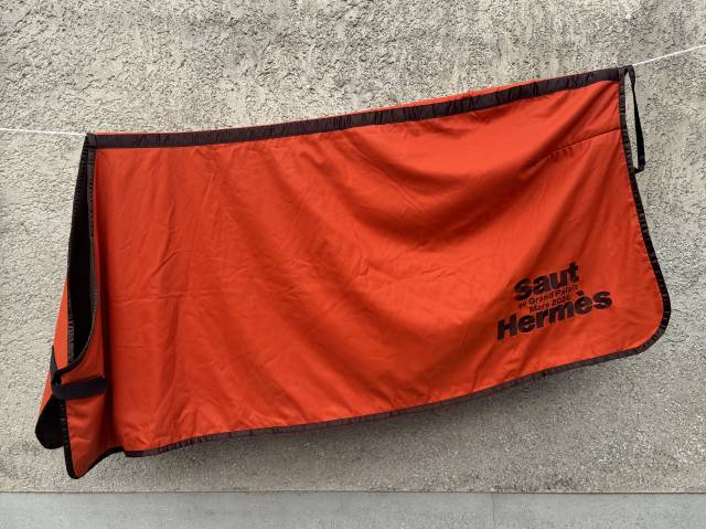 - RARE - Couverture / Chemise polaire Herm&egrave;s Saut Herm&egrave;
