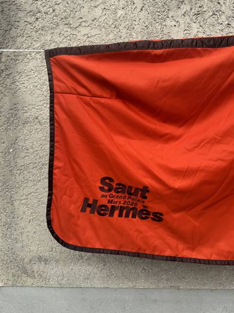 - RARE - Couverture / Chemise polaire Herm&egrave;s Saut Herm&egrave;