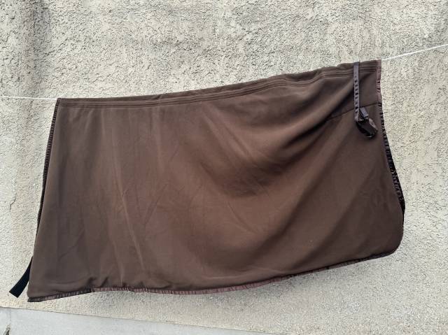 - RARE - Couverture / Chemise polaire Herm&egrave;s Saut Herm&egrave;