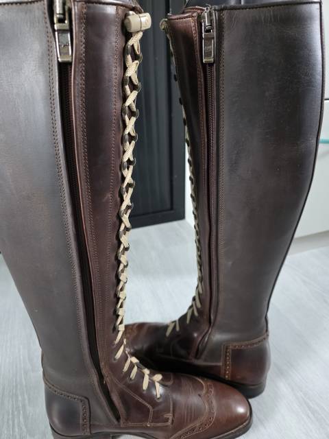 Bottes de dressage coqu&eacute; Chester Boots pointure 40