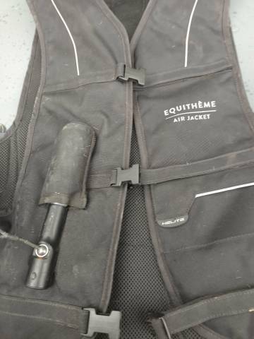 gilet equitheme air bag