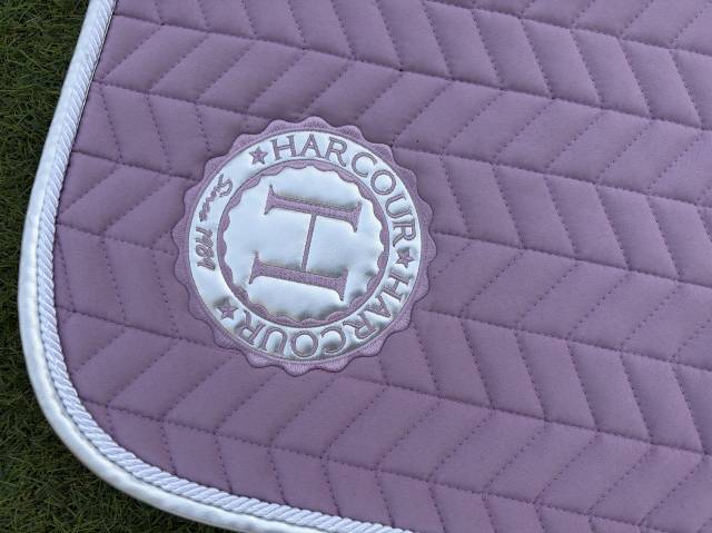 Tapis Harcour Vieux Rose / Lilas & Blanc Taille Cheval