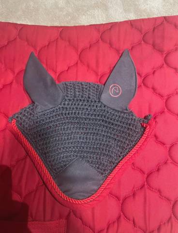 Ensemble Tapis Riding World + Bonnet Polyfun Equitheme 