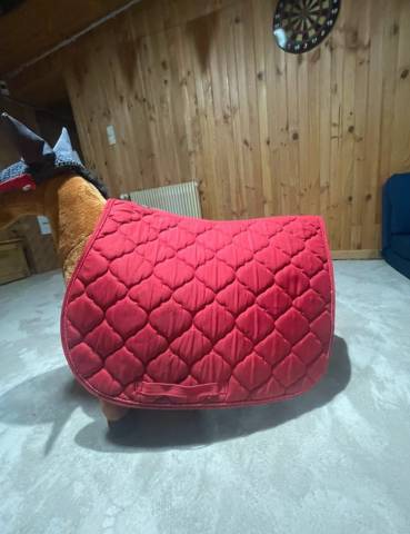 Ensemble Tapis Riding World + Bonnet Polyfun Equitheme 
