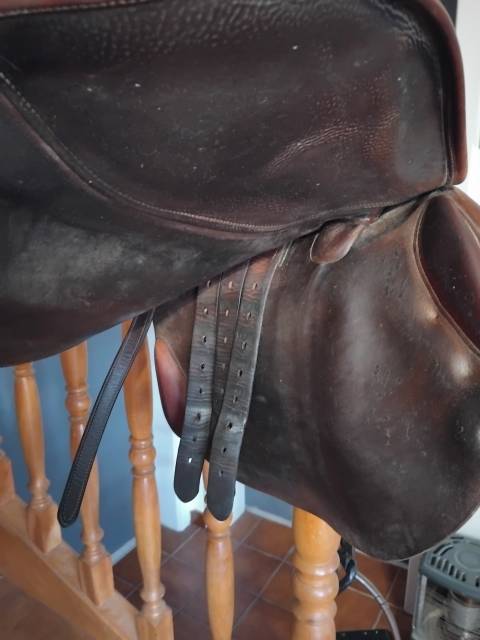 selle d'&eacute;quitation BUTET 17,5' avec son &eacute;quipement