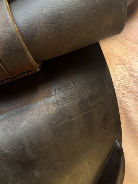 Selle Antar&egrave;s Confort obstacle / mixte Havane Т.17P Ann