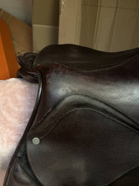 Selle Antar&egrave;s Confort obstacle / mixte Havane Т.17P Ann
