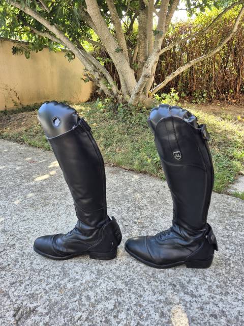 Bottes &eacute;quitation Mountain Horse Xanadu Short/Regular. Taille 40.