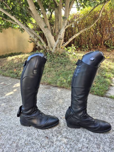 Bottes &eacute;quitation Mountain Horse Xanadu Short/Regular. Taille 40.