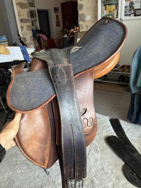 Selle mixte Bruno Delgrange 17,5 pouces