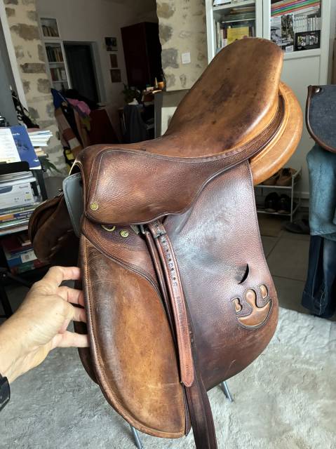Selle mixte Bruno Delgrange 17,5 pouces