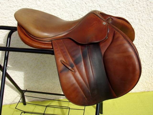 Selle Obstacle Butet Doubl&eacute;e Veau 17'5