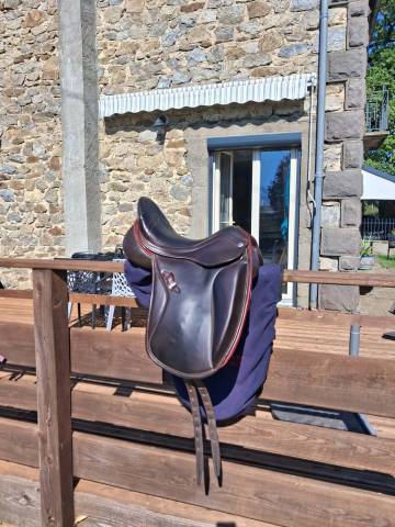 Selle dressage zaldi passage 17&rsquo;&rsquo;