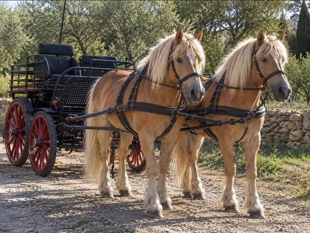 Alina et Isalyne: Une paire parfaite d'Haflinger