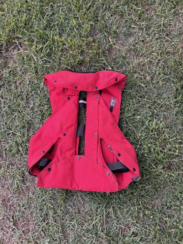 Gilet airbag Hit-Air rouge XS-M