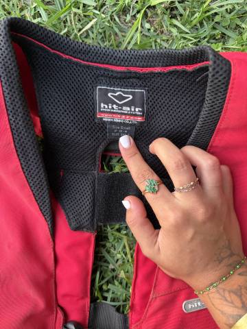 Gilet airbag Hit-Air rouge XS-M
