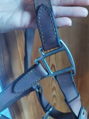 Licol Hermes cuir 