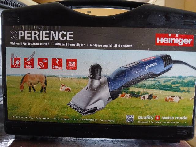 Tondeuse chevaux Heiniger Xperience