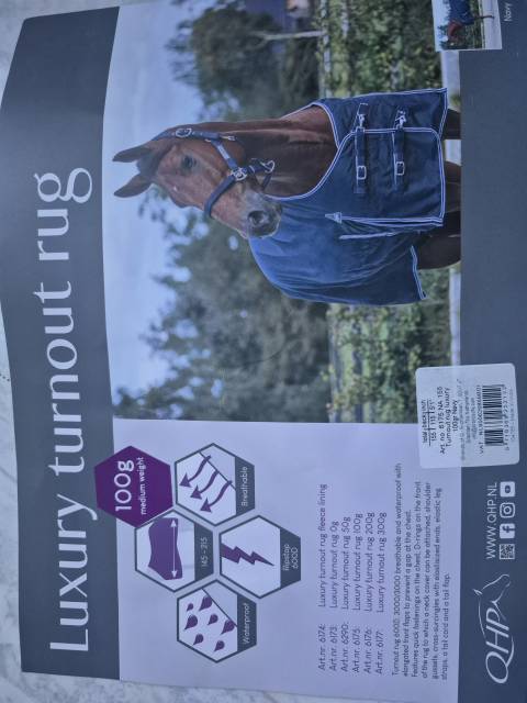 Couverture QHP turnout  luxury neuve 