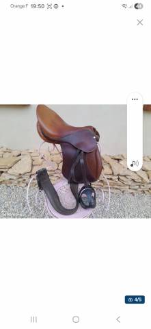 Selle mixte cuir Forestier 