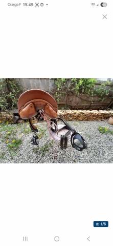 Selle mixte cuir Forestier 