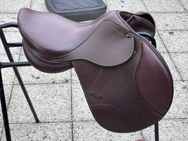 Selle mixte Time Rider (2025) &ndash; Cuir Havane 16.5&nbsp; 