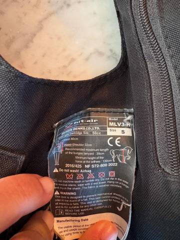 AIR BAG HIT AIR  DERNIER GENERATION mlv3 SMALL NOIR