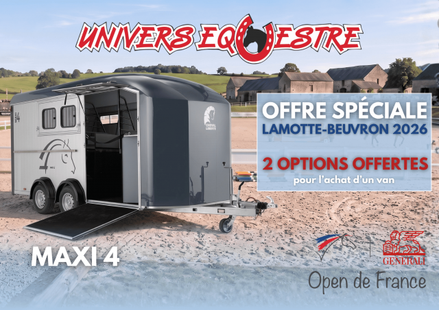 Promotion - Van CHEVAL LIBERTE 4 places MAXI 4