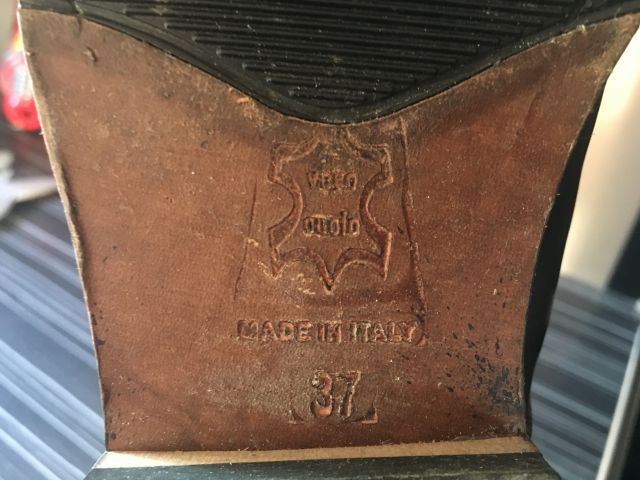 Bottes en cuir italien 