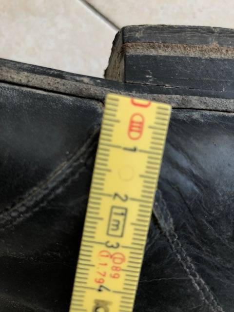 bottes noire cuir v&eacute;ritable italien pointure 40