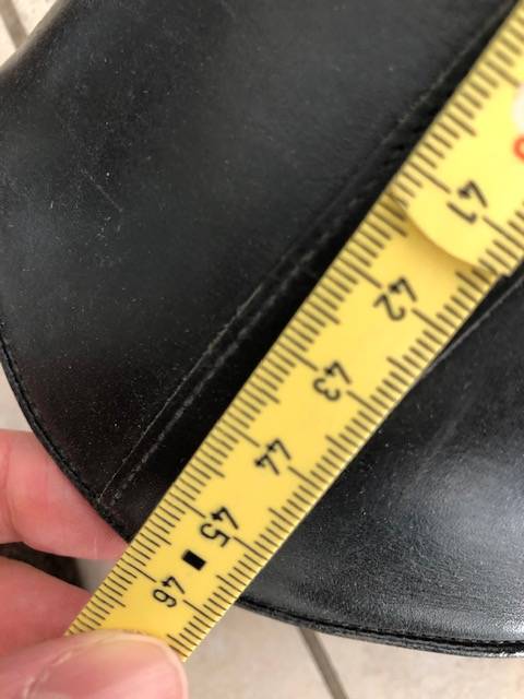 bottes noire cuir v&eacute;ritable italien pointure 40