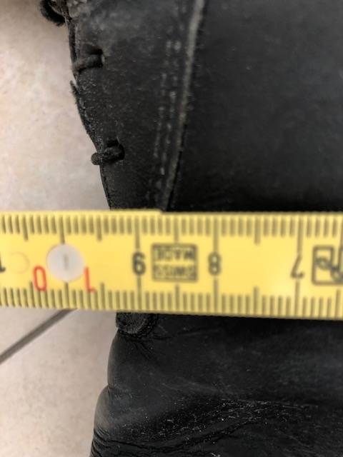 bottes noire cuir v&eacute;ritable italien pointure 40