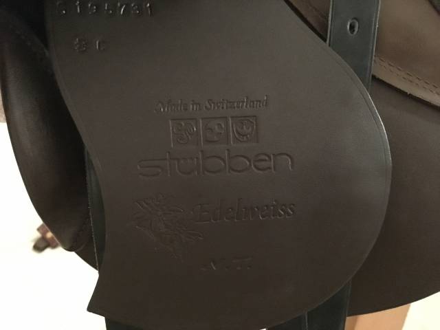 Selle Stubben CSO modèle "Edelweiss" 17,5