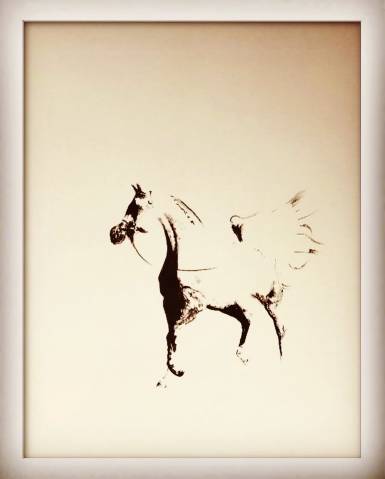 Tableaux de chevaux, poneys, ânes , chien 