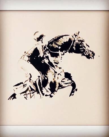 Tableaux de chevaux, poneys, ânes , chien 