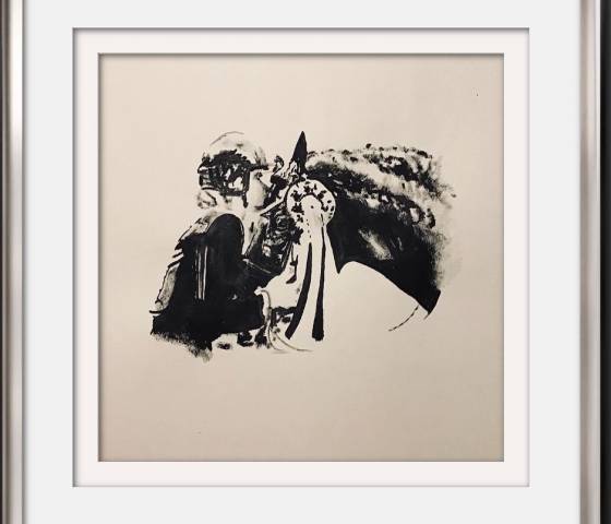 Tableaux de chevaux, poneys, ânes , chien 