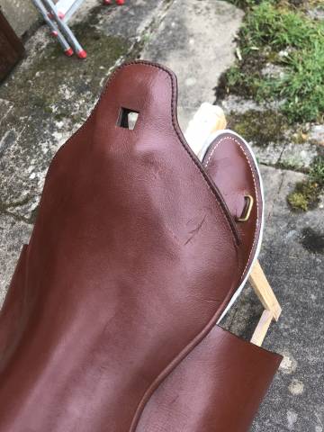 Selle de randonnée marron