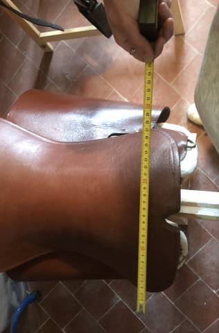 Selle de randonnée marron