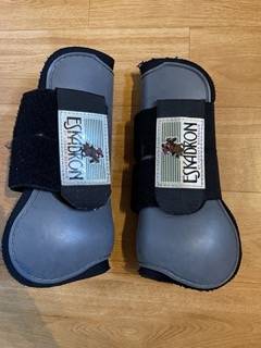 Ensemble de guêtres et protège-boulets gris Eskadron